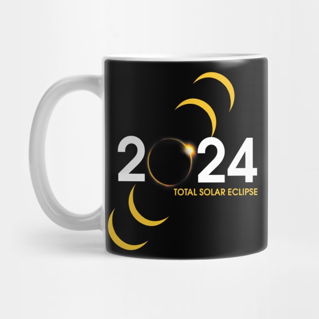 Total Solar Eclipse 2024, April 8th 2024 , Eclipse Event 2024 (2 Sided) by artbyhintze